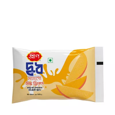 Pran Mango Flavored Milk (Pouch) 