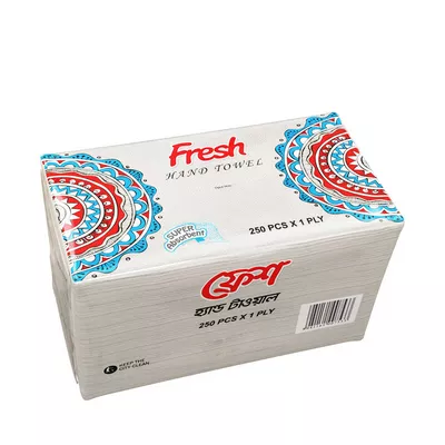Fresh Hand Towel (250X1 Ply) 