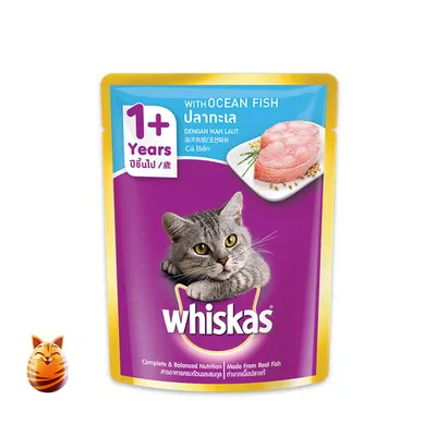 Whiskas Adult Cat Food Ocean Fish 