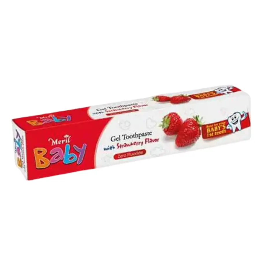 Meril Baby Gel Toothpaste (Strawberry) (45g)  