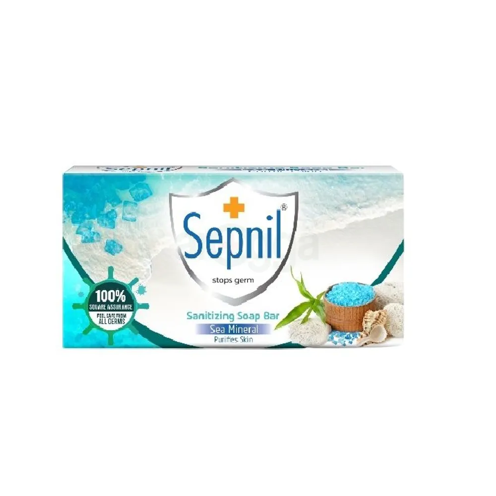 Square - Sepnil (stops germs ) Sea Mineral - sanitizing Soap (75gm)