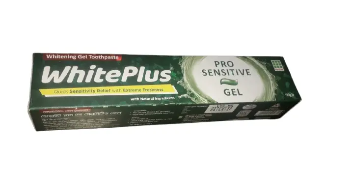 Square - White Plus - Proo Sensitive - GEL - quick Sensitivity Relief with extreme freshness (90gm)