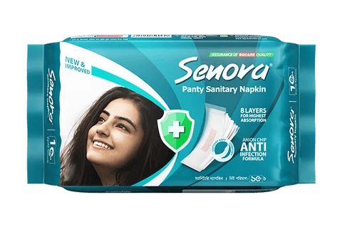 Square - Senora anti infection sanitary napkin - panty - ( 10 p )