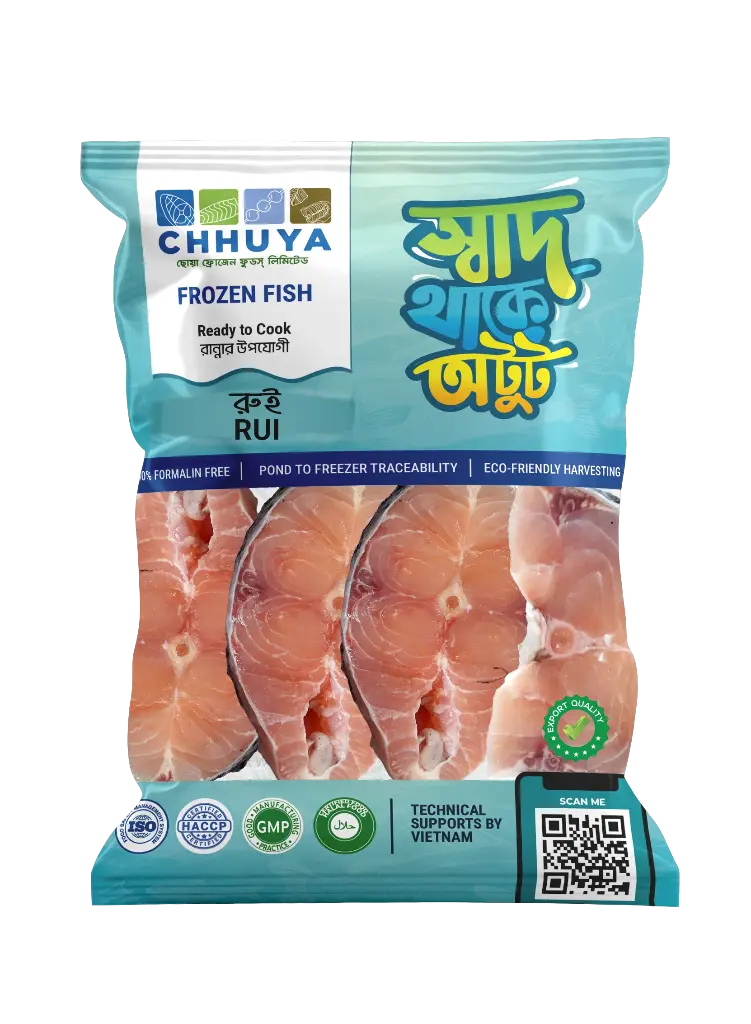CHHUYA - রুই Rui Slice(H/L) - Labeo Rohita (1kg)