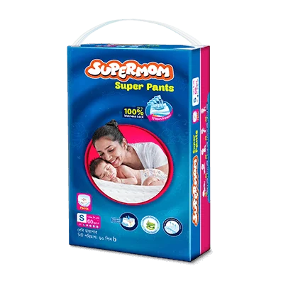 Square - Supermom - Super Pants (Maximum-8kg) (S - 42pcs)