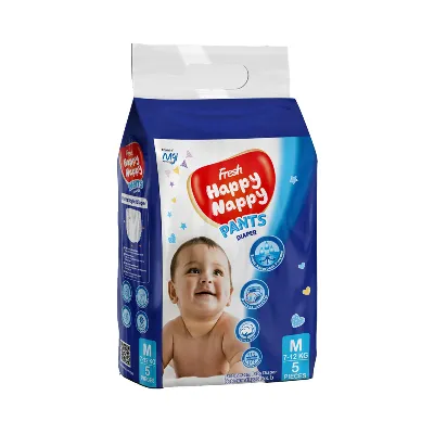 Fresh Happy Nappy Pant Diaper M (7-12 kg) 
