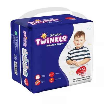 Savlon Twinkle Baby Pant Diaper XXL 14-25 kg 