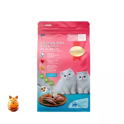 SmartHeart Kitten Food Chicken, Fish, Milk & Egg 