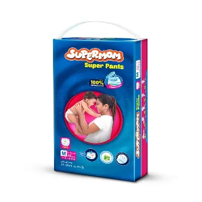 Square - Supermom - Super Pants (6-12kg) (M - 40pcs)